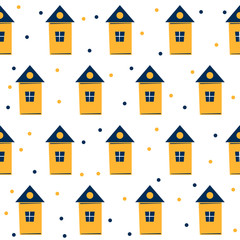 Abstract seamless pattern background. Childish application geometric cover for design birthday card, wallpaper, holiday wrapping paper, shop sale advertising, textile fabric, bag print, t shirt etc.