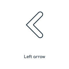 left arrow icon vector