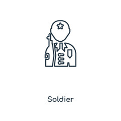 soldier icon vector