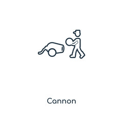 cannon icon vector