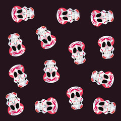 day of the dead skull