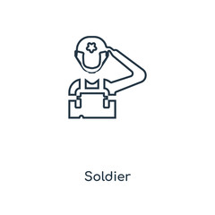 soldier icon vector