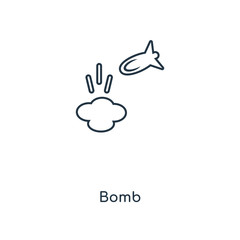 bomb icon vector