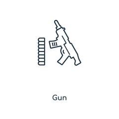 gun icon vector