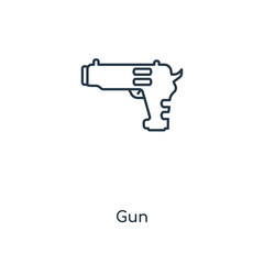 gun icon vector