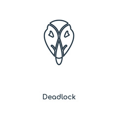 deadlock icon vector