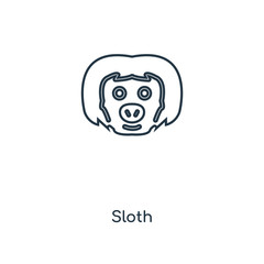 sloth icon vector