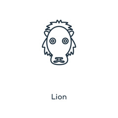 lion icon vector