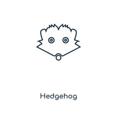 hedgehog icon vector