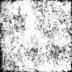 Obraz premium Grunge background abstract black and white. Monochrome texture of dirty surface. Pattern of cracks, chips, scuffs