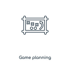 game planning icon vector