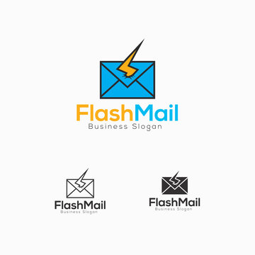 Flash Mail Logo Template