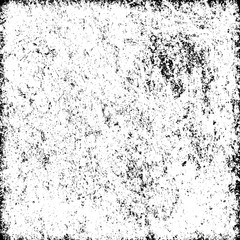 Grunge background abstract black and white. Monochrome texture of dirty surface. Pattern of cracks, chips, scuffs