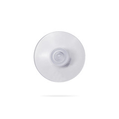 Suction cup isolated on white background. ( Clipping path or cut out object for montage )