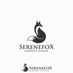 Serene Fox - Animal Logo
