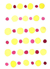 Spot hand drawn watercolor background illustration