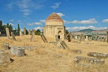 Yeddi Gumbaz mausoleum – a cemetery  south to Şamaxı, Azerbaijan   © robnaw