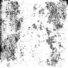 Grunge background abstract black and white. Monochrome texture of dirty surface. Pattern of cracks, chips, scuffs