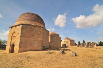 Yeddi Gumbaz mausoleum – a cemetery  south to Şamaxı, Azerbaijan   © robnaw