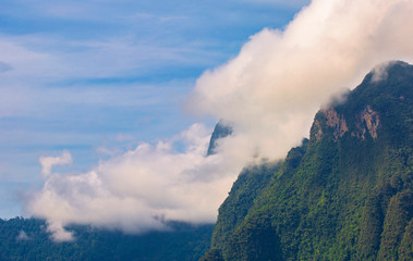 Beautiful holiday day in Khao Sok National park,Suratthani,Thailand