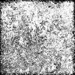 Grunge background abstract black and white. Monochrome texture of dirty surface. Pattern of cracks, chips, scuffs