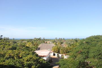 View from the window of the Atlantic Ocean