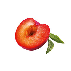 Fresh fruit isolated path