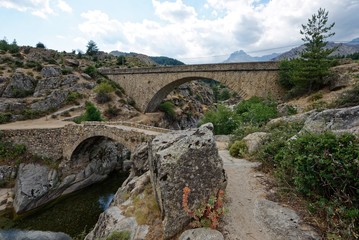 Frankreich - Korsika - Naturpark Korsika - Brücken bei Albertacce
