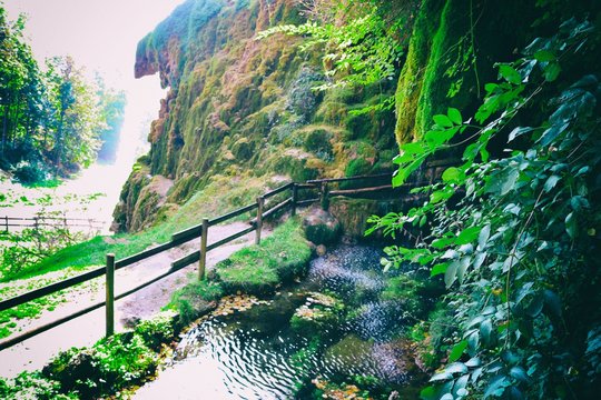 fenomeni carsici alle grotte di Labante, nell?Appennino emiliano 