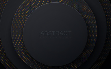 Black paper cut background.