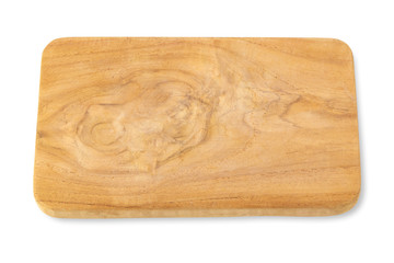 wooden Board isolated on a white background