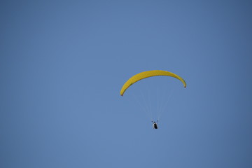 paraglider in the sky - 228878920