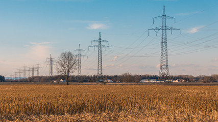 Beautiful view near Aholming-Bavaria-Germany