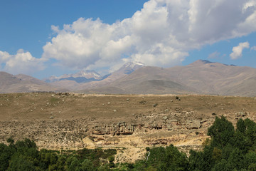 Lanshaft near the town of Ardabil in the north-west of Iran