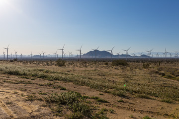 Palmdale region wind turbines