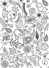 various plants patterns
