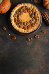 Pumpkin Pecan Pie