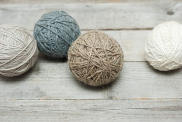 Balls of wool