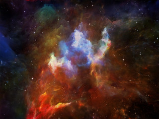 Fototapeta na wymiar Lights of Nebula