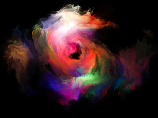 Obraz na płótnie Canvas Propagation of Color Motion