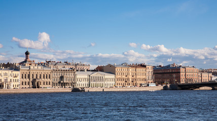 Fototapeta premium Waterfront, Saint Petersburg, Russia