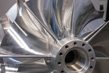 Aluminum turbine wheel