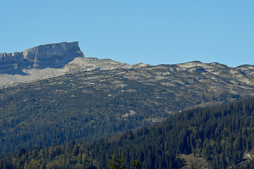 hoher ifen-gipfel und gottesacker-plateau im kleinwalsertal