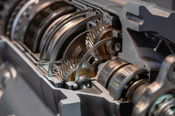 Automatic transmission cutaway