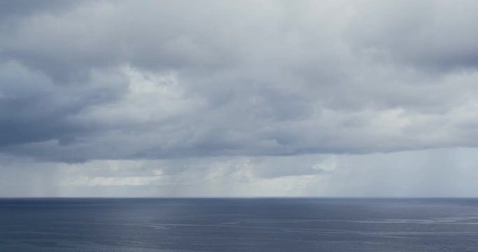 Ocean and storm cloud