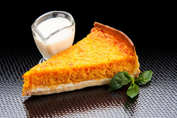 Warm carrot cake topping 