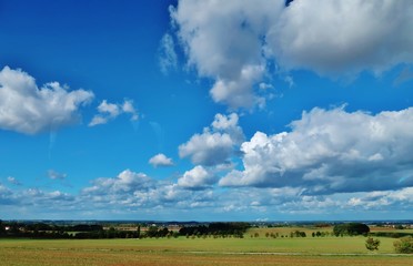 Wolken &uuml;ber Sachsen