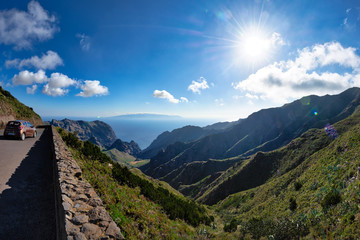 Fototapeta na wymiar Roads of Tenerife