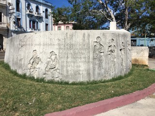 Monument in Havana. Cuba, 2015