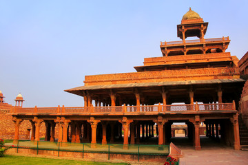Fototapeta na wymiar Panch Mahal in Fatehpur Sikri, Uttar Pradesh, India